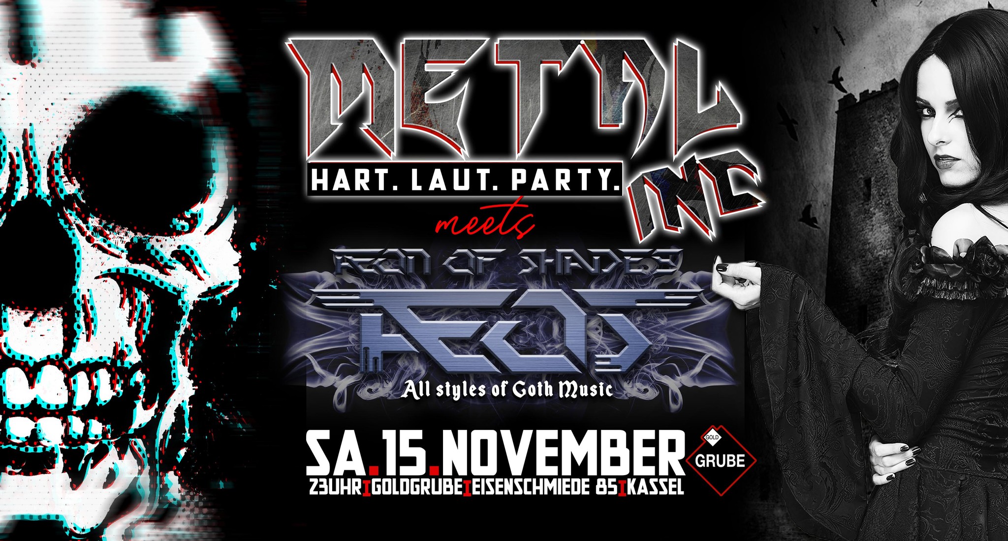 Metal Inc. meets Æon of Shades in der Goldgrube Kassel