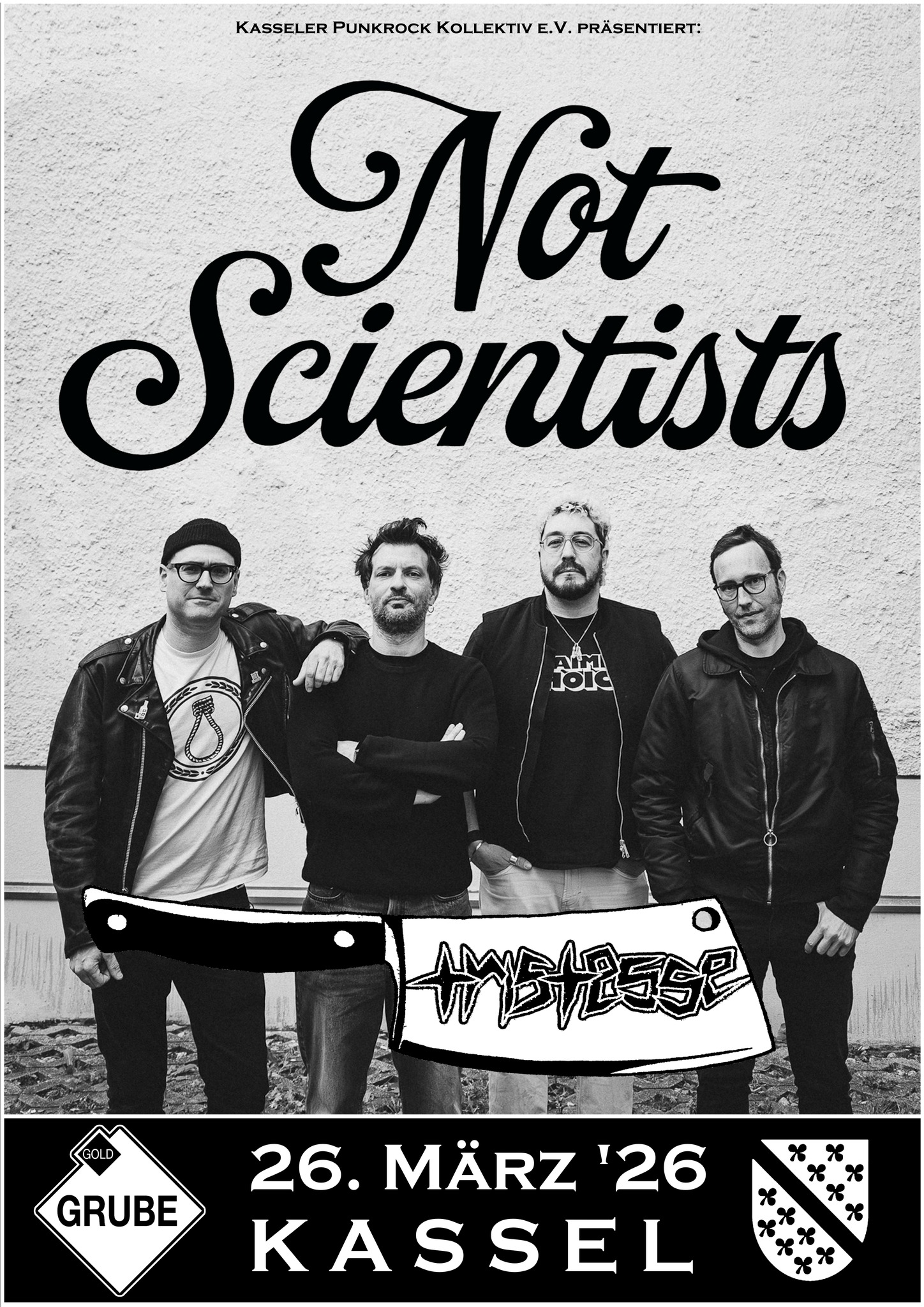 NOT SCIENTISTS + TRISTESSE @ Goldgrube Kassel
