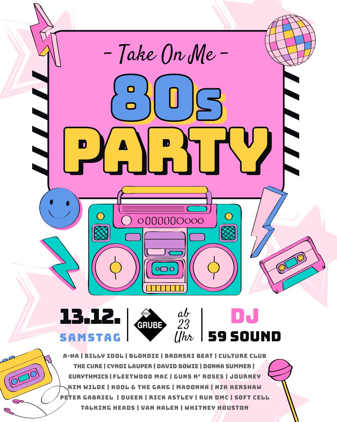 80s Party @ Goldgrube Kassel