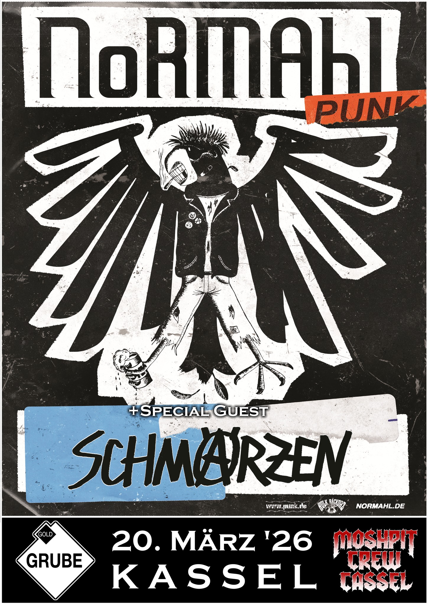 NoRMAhl + SCHMÄRZEN @ Goldgrube Kassel