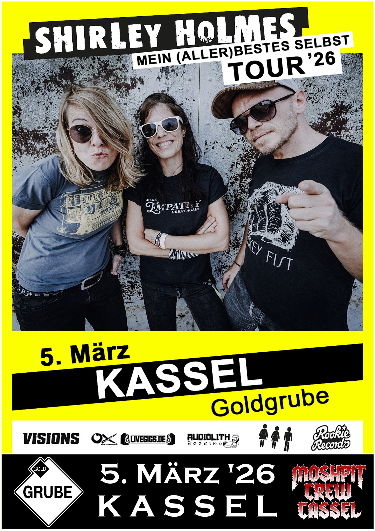 SHIRLEY HOLMES + Special Guest @ Goldgrube Kassel